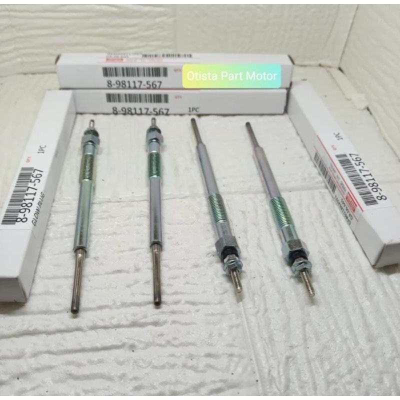 BUSI PEMANAS GLOW PLUG ISUZU NEW DMAX D-MAX D MAX NEW BARU 4JJ1