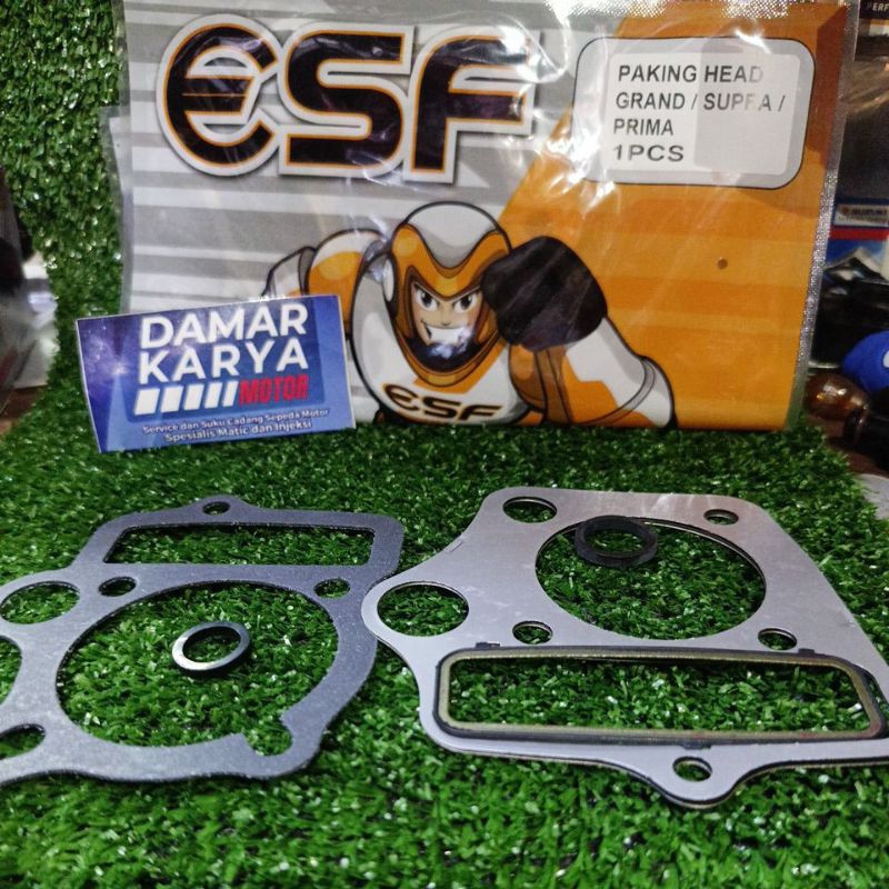 PAKING HEAD DAN BLOK SEHER GRAND / SUPRA X ORIGINAL ESF