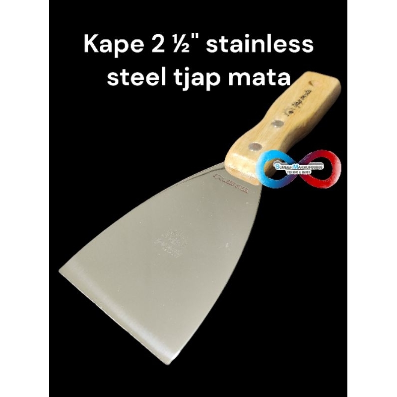 Kape 2 ½" stainless steel Tjap Mata