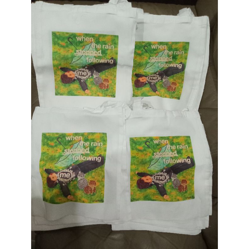 (khusus invitation) totebag eaj park when the rain stopped following me