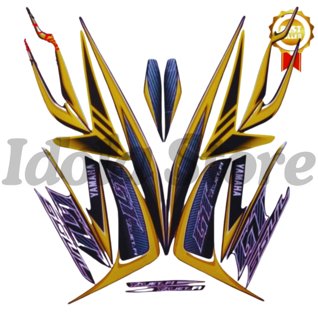 Stiker Striping Mio Soul GT 2013 Kuning List Stiker Standar Mio Soul GT 2013 Terbaik