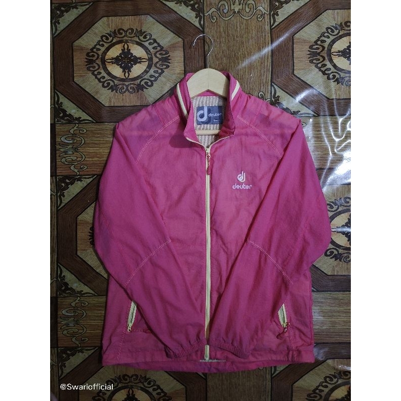 Jaket Deuter - Jaket Running Deuter Pink 2