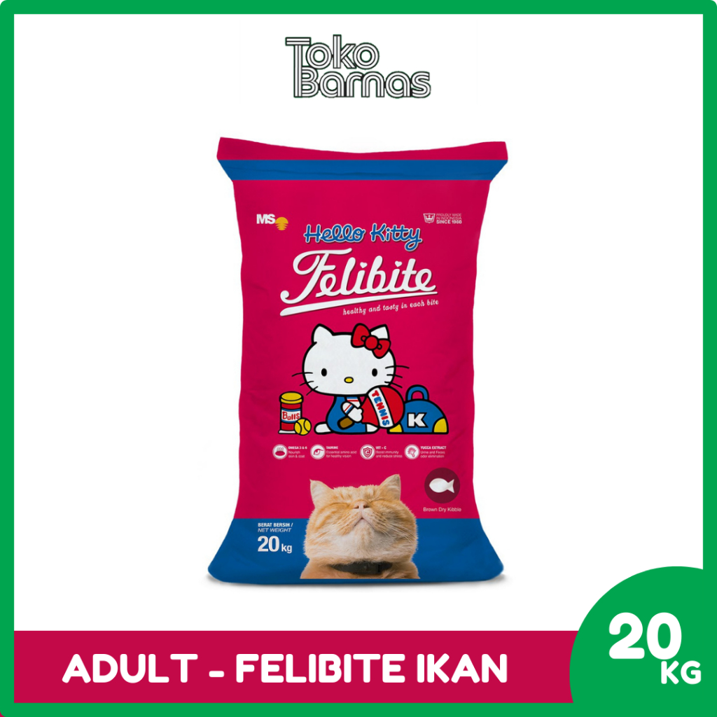 FELIBITE Ikan Karung 20kg Dry Food Makanan Kering Kucing