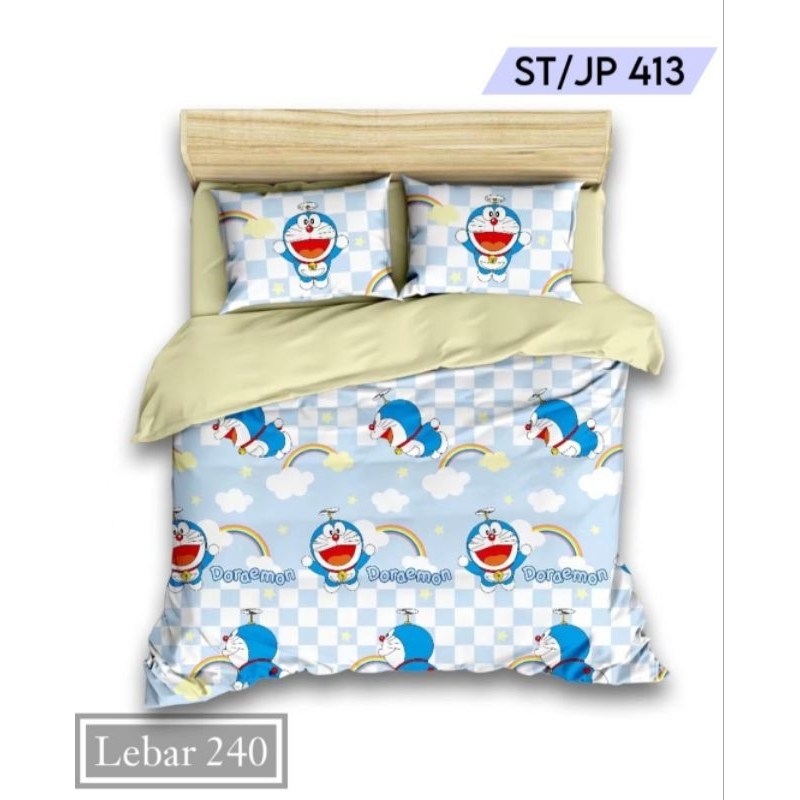 sprei doraemon katun jepang 180x200x30