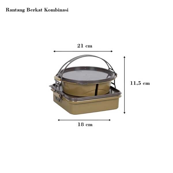 Murah/RANTANG SUSUN 2 IDOLA-KOMBINASI/Rantang Praktis
