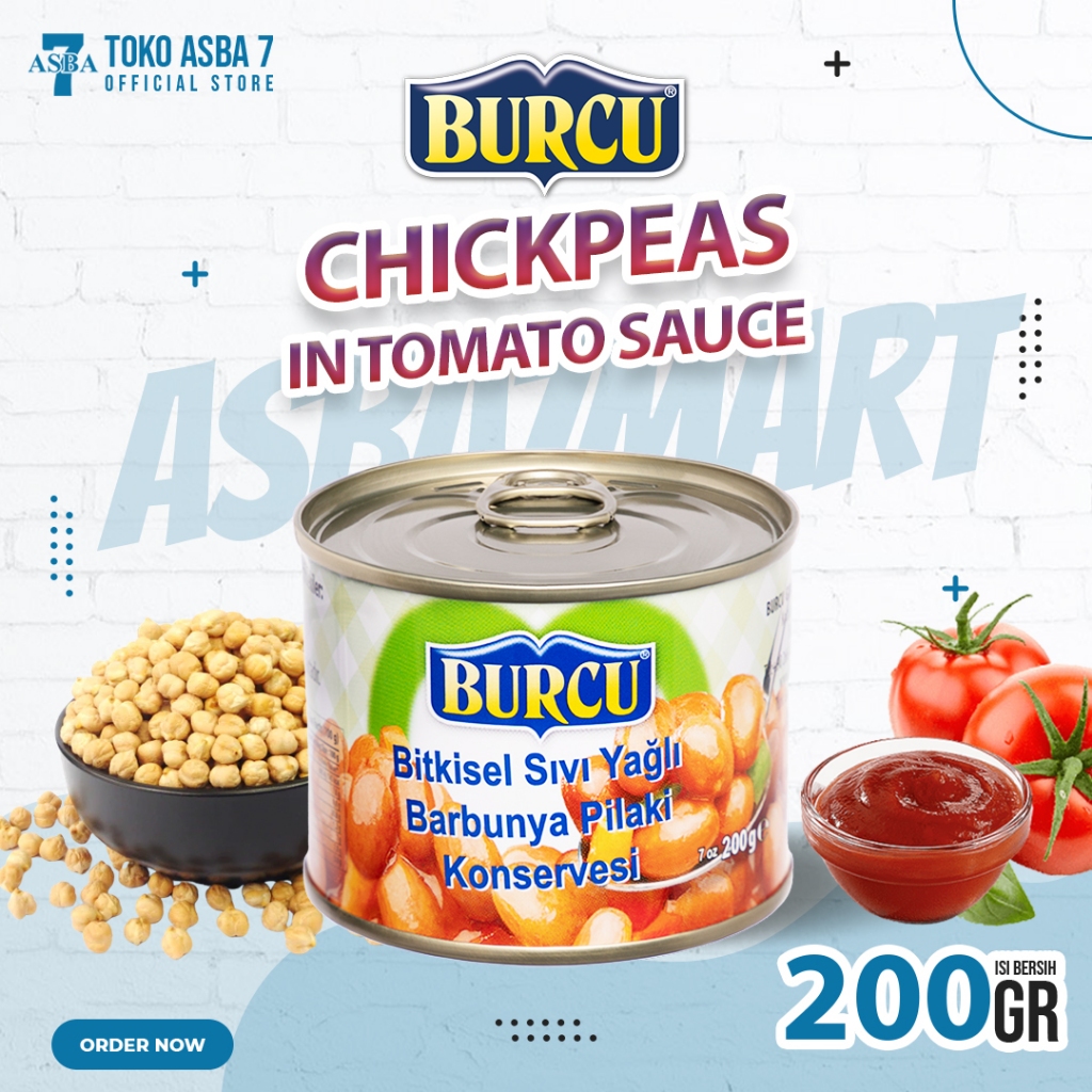 

BURCU CHICKPEAS IN TOMATO SAUCE 200G