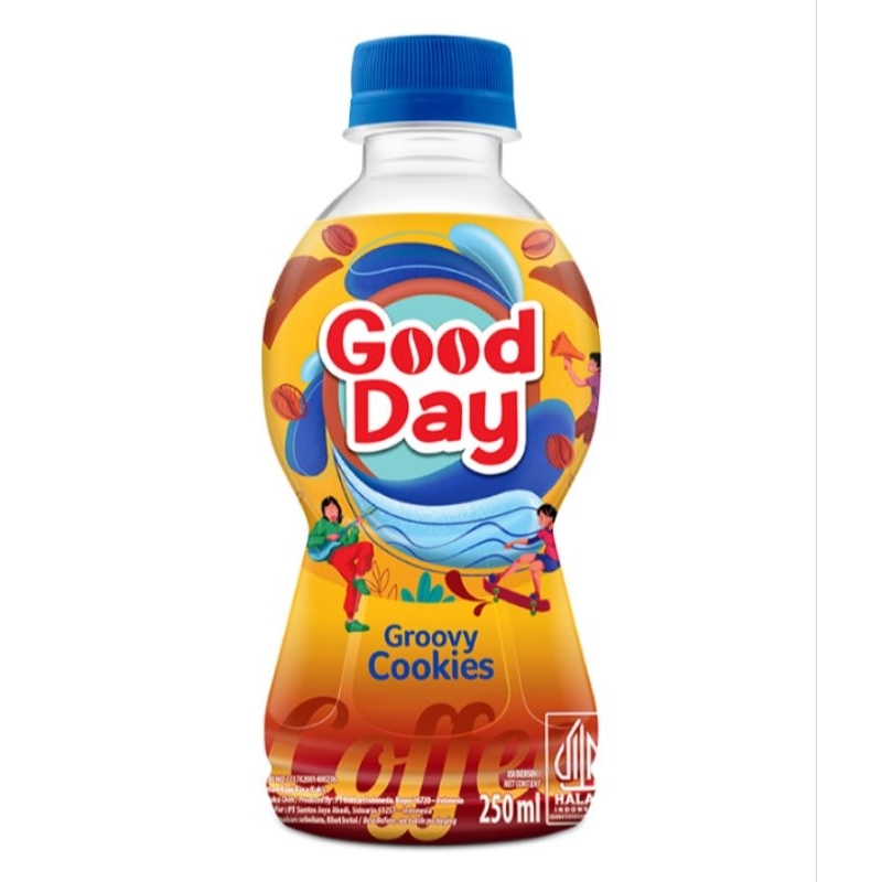 

Good Day Groovy Cookies Minuman Kopi Instan 250 ml