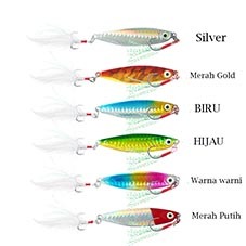 Umpan pancing mainan metal jig 10gr & 20gr