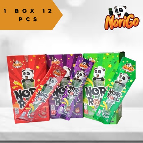 

NORIGO NORI ROLL (1 BOX 12 PCS) | SNACK RUMPUT LAUT PANGGANG NORI ROLL