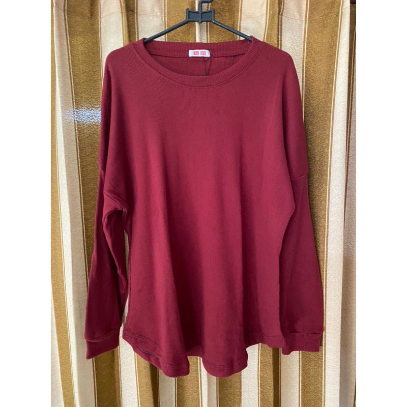 preloved kaos lengan panjang/ kaos rib lengan panjang