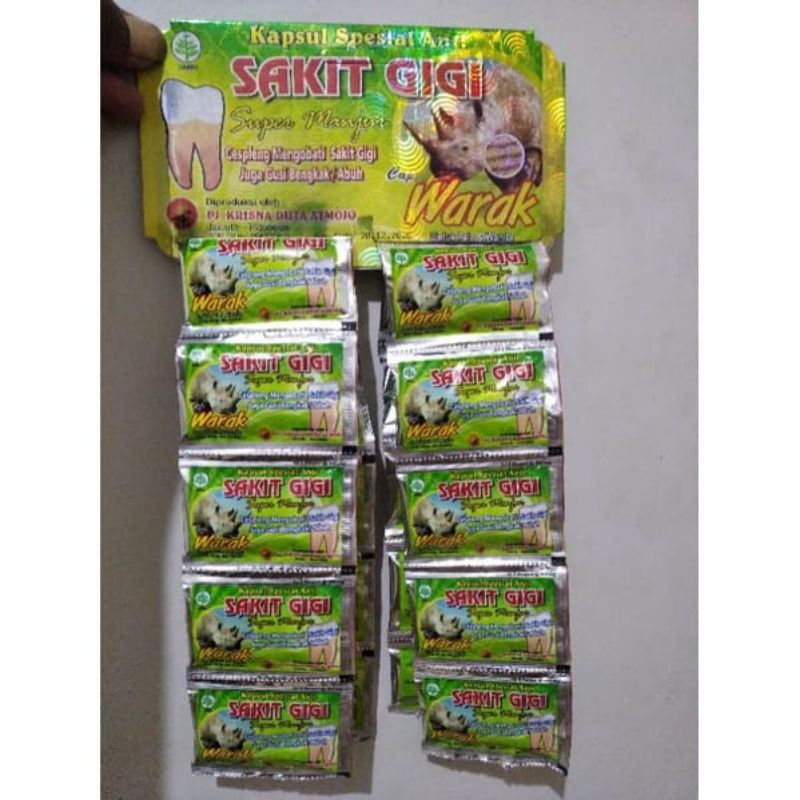 sakit gigi warak
