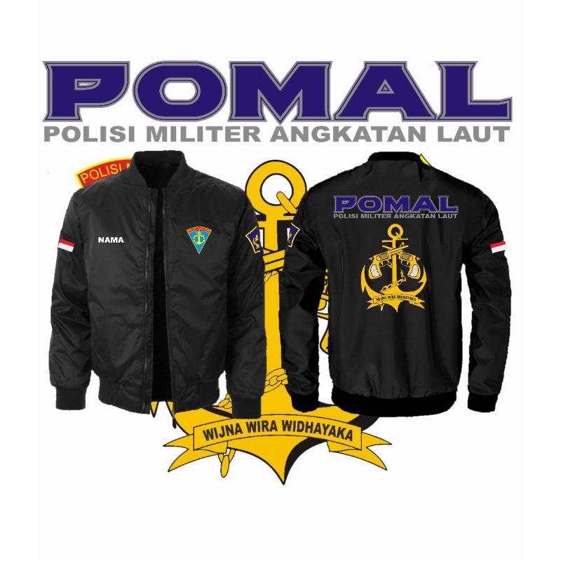jaket pomal bomber terbaru/pm/angkatan laut
