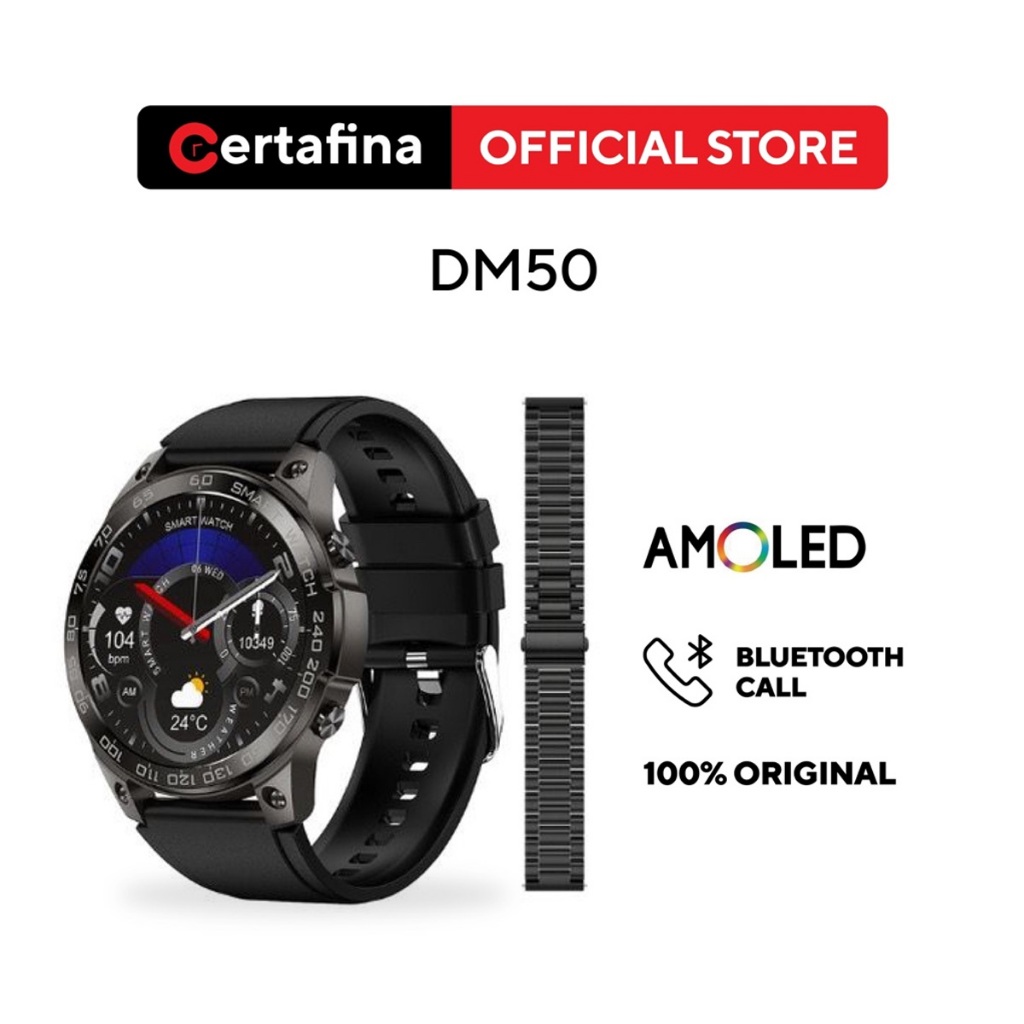 Certafina DM50 Men Smartwatch Amoled + AOD 400mAh