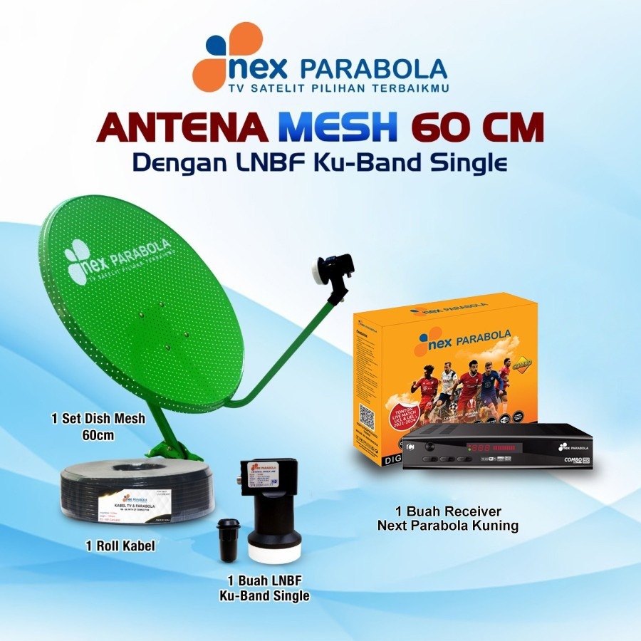 nex parabola combo 1set parabola 60cm lengkap