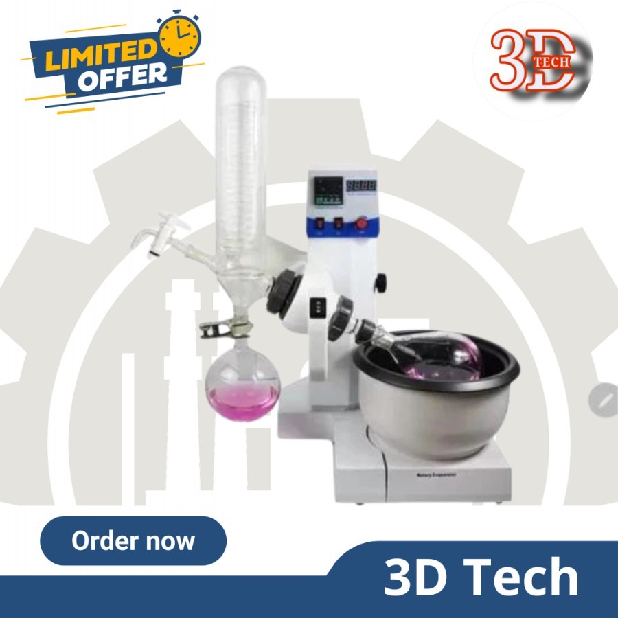 Rotary evaporator electric lift vacum rotovap 2L lab distilation