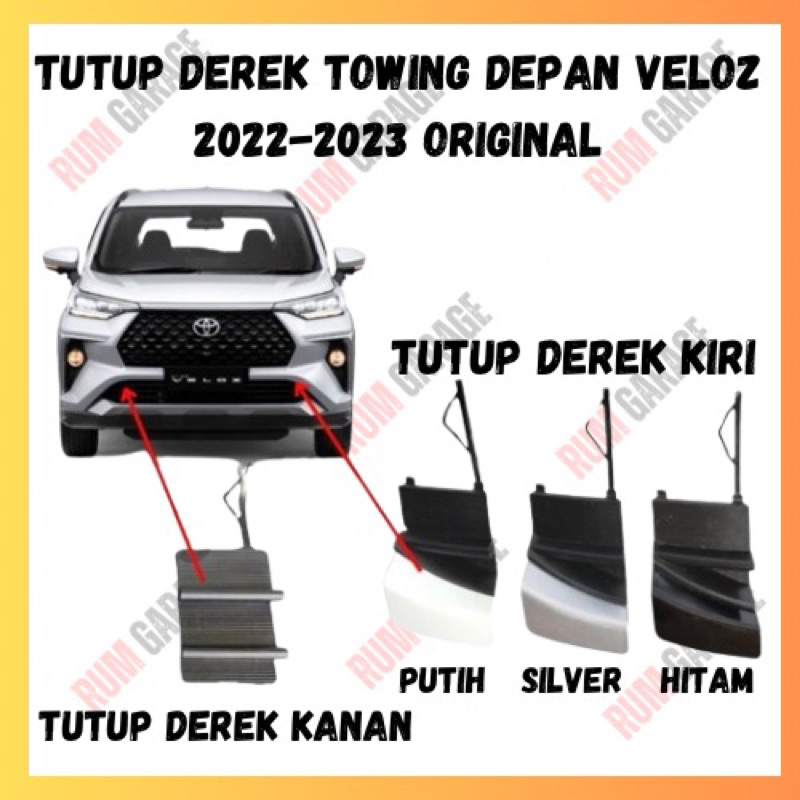 Tutup Derek Towing Depan Veloz 2022-2023 Original