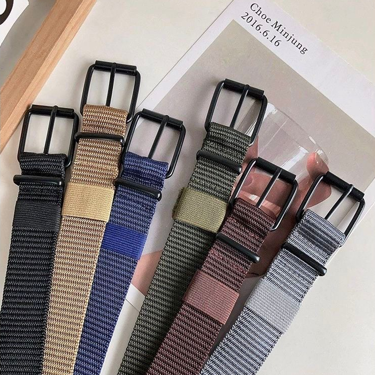Gesper ikat pinggang canva nylon gesper canva