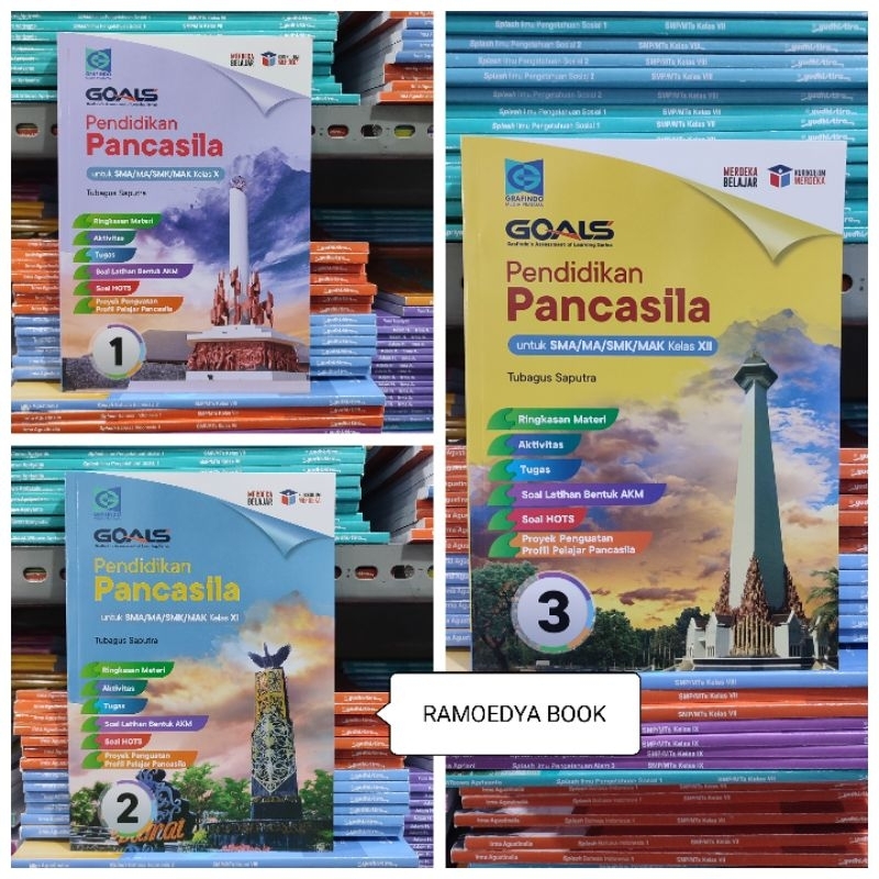 Original Buku Goals PPKN SMA/MA/SMK kelas 10,11,12 Kurikulum Merdeka Grafindo