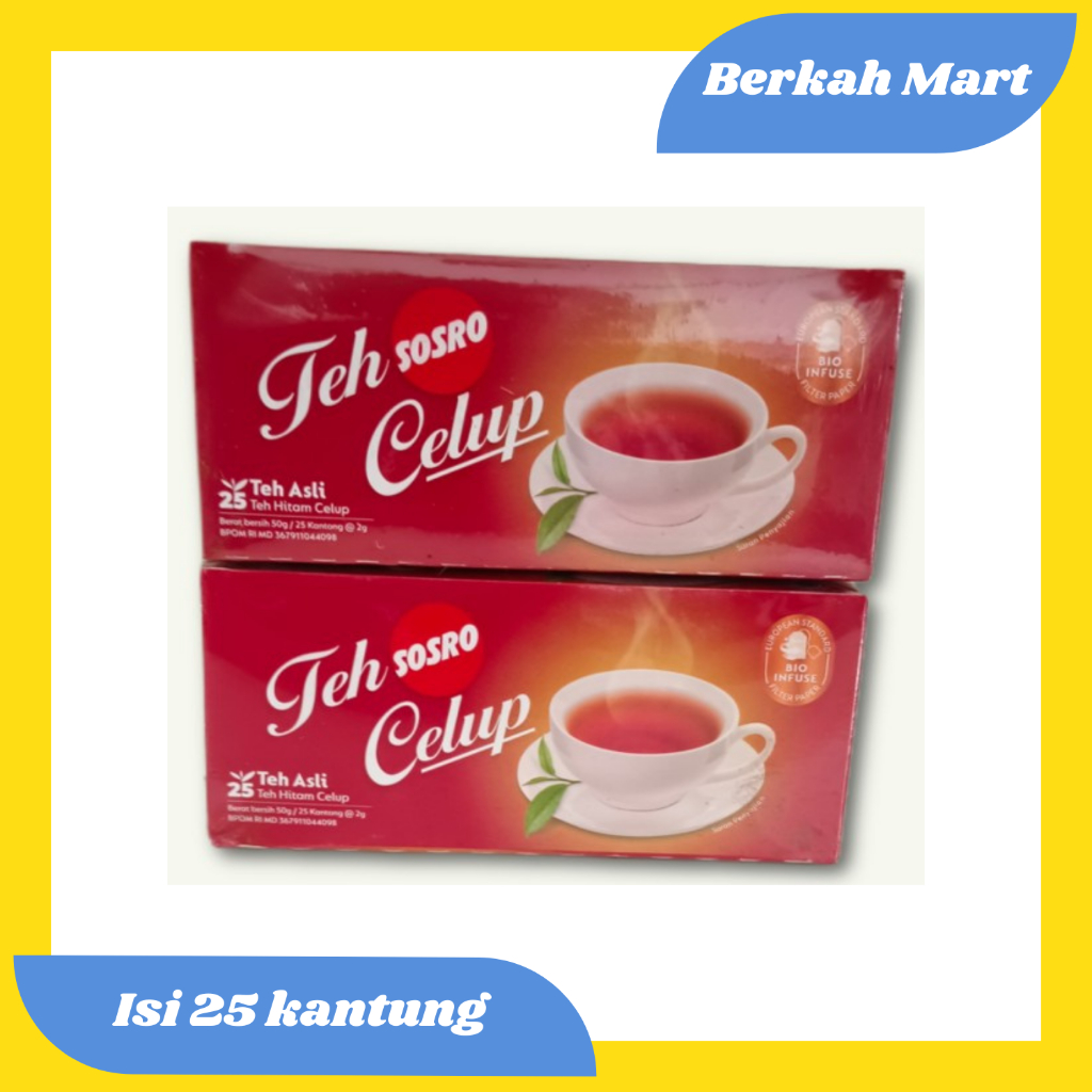 

TEH CELUP SOSRO ISI 25 PCS