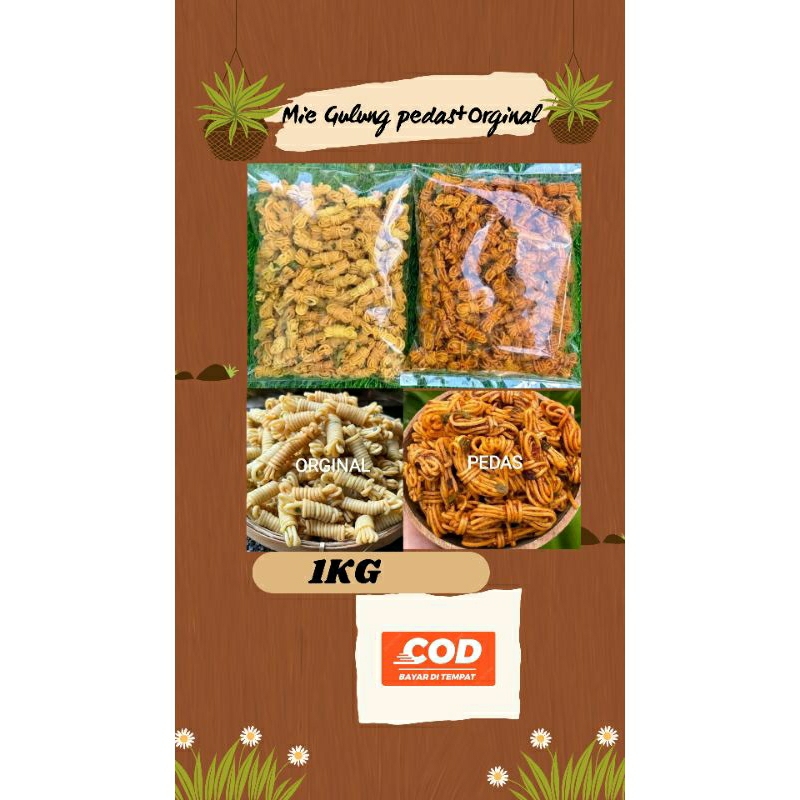 

Mie Gulung Daun Jeruk Pedas + Orginal 1KG