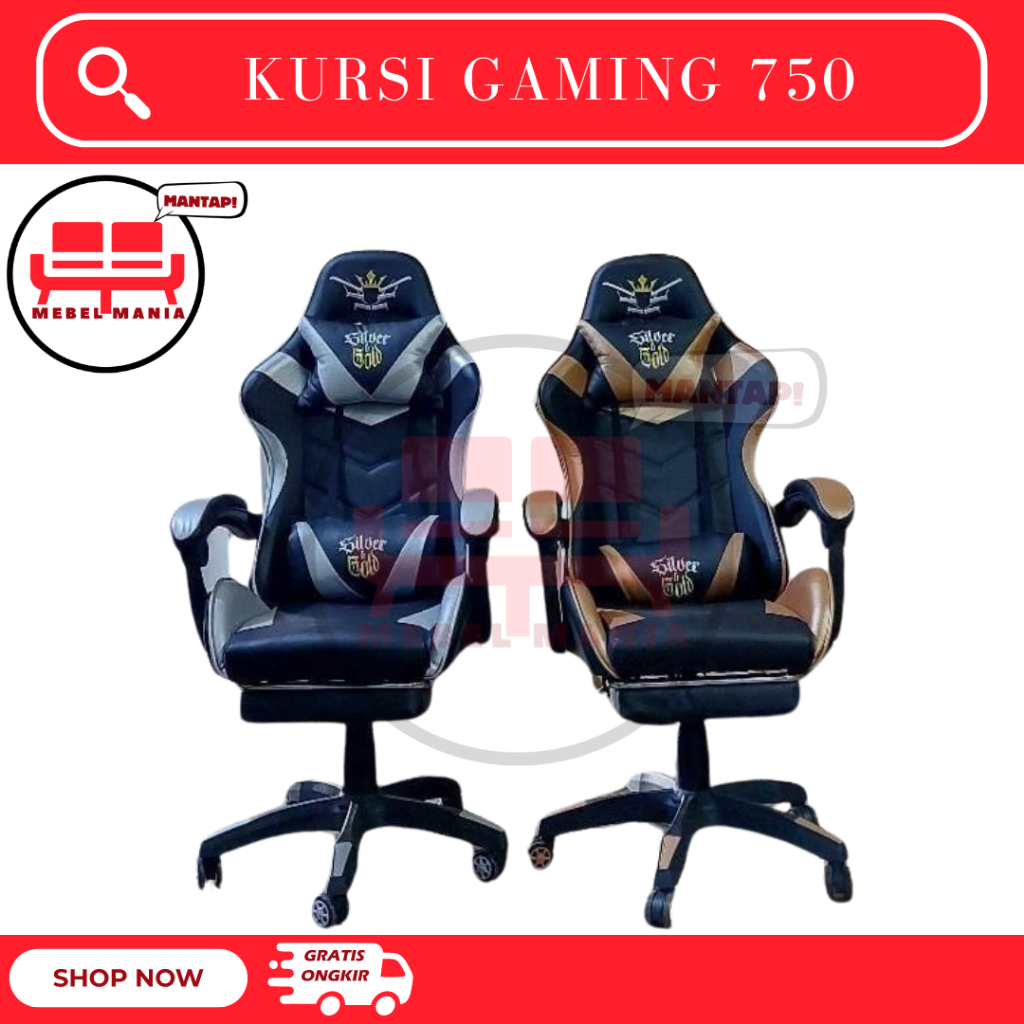 Kursi Gaming 750 - Kursi Gamers - Kursi Game