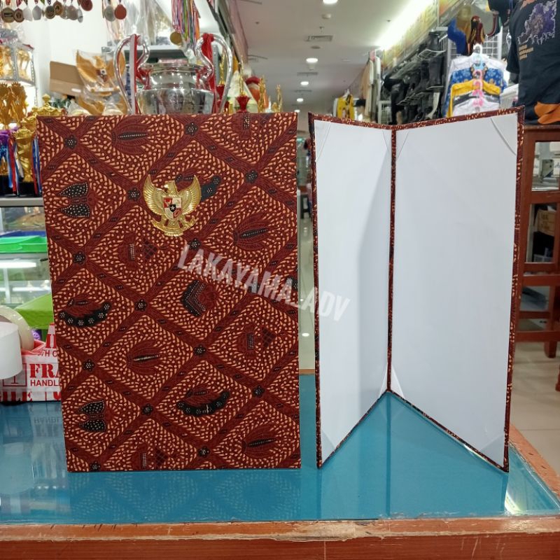 

map batik map kain batik map sambutan plus Garuda coating