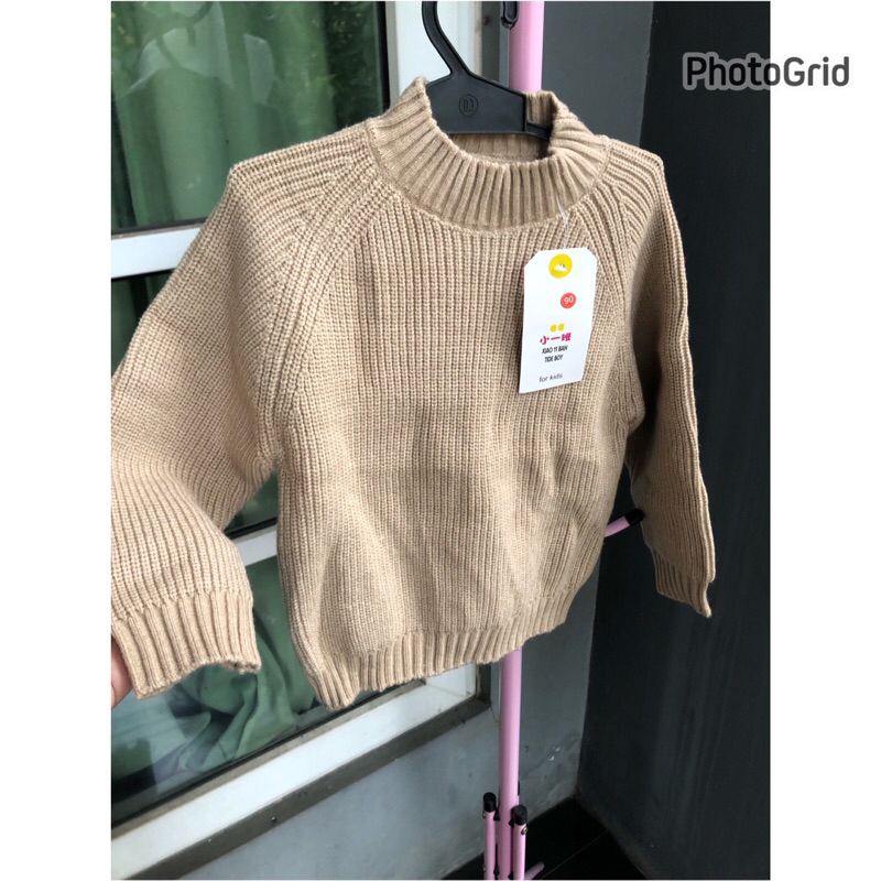 New tag sweater rajut anak