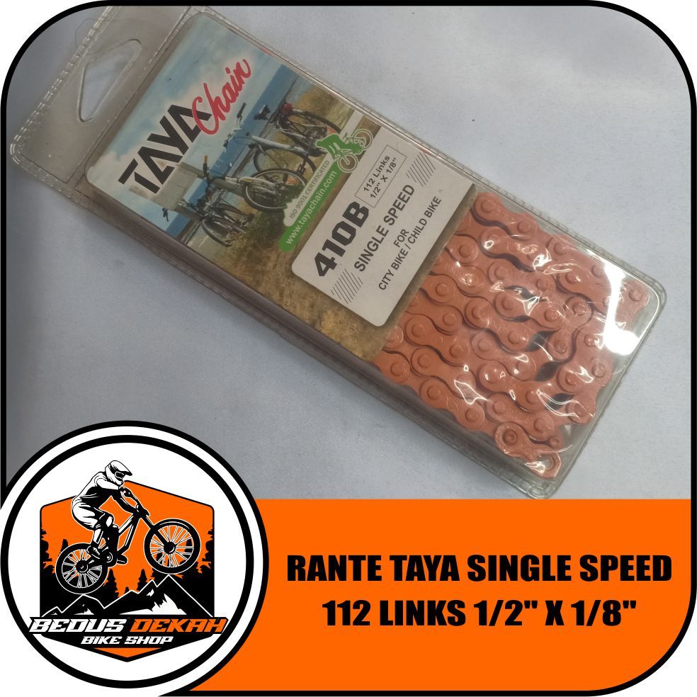 Rantai Sepeda BMX / Rantai Sepeda Fixie Single Speed Taya Chain 410B Rante Sepeda Taya 410B
