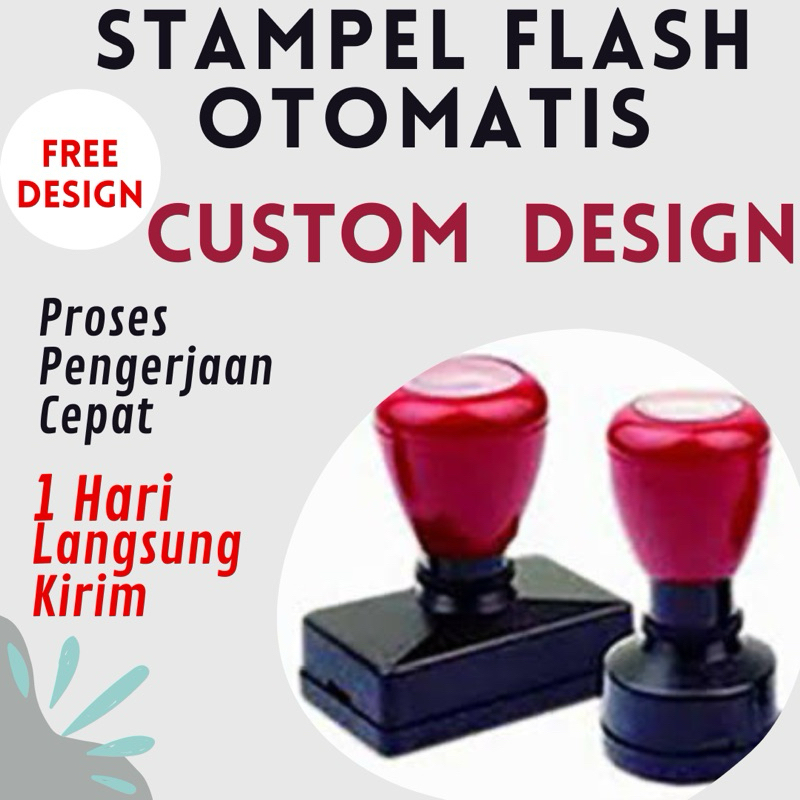 Stempel Warna Otomatis / Stempel Flash / Stempel Custom / Cap Stempel Otomatis