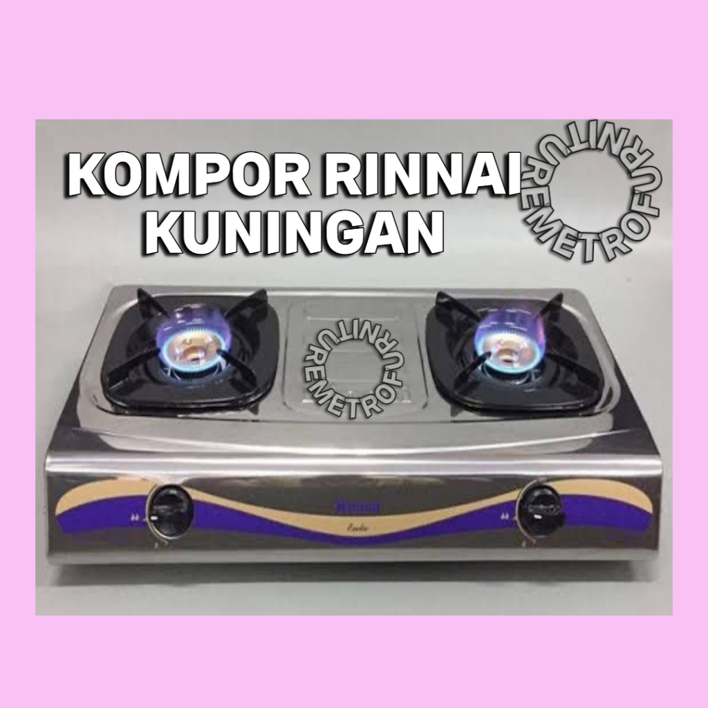 KOMPOR RINNAI 2 TUNGKU KOMPOR RINNAI 522E KOMPOR RINNAI 2 TUNGKU STAINLESS