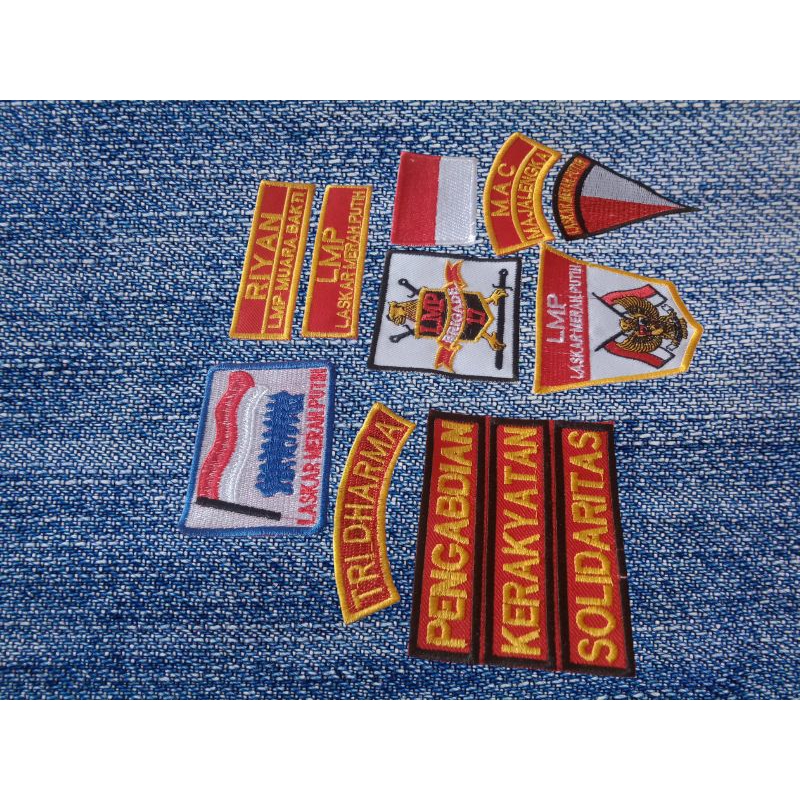 atribut lmp terbaru.laskar merah putih indonesia terlaris