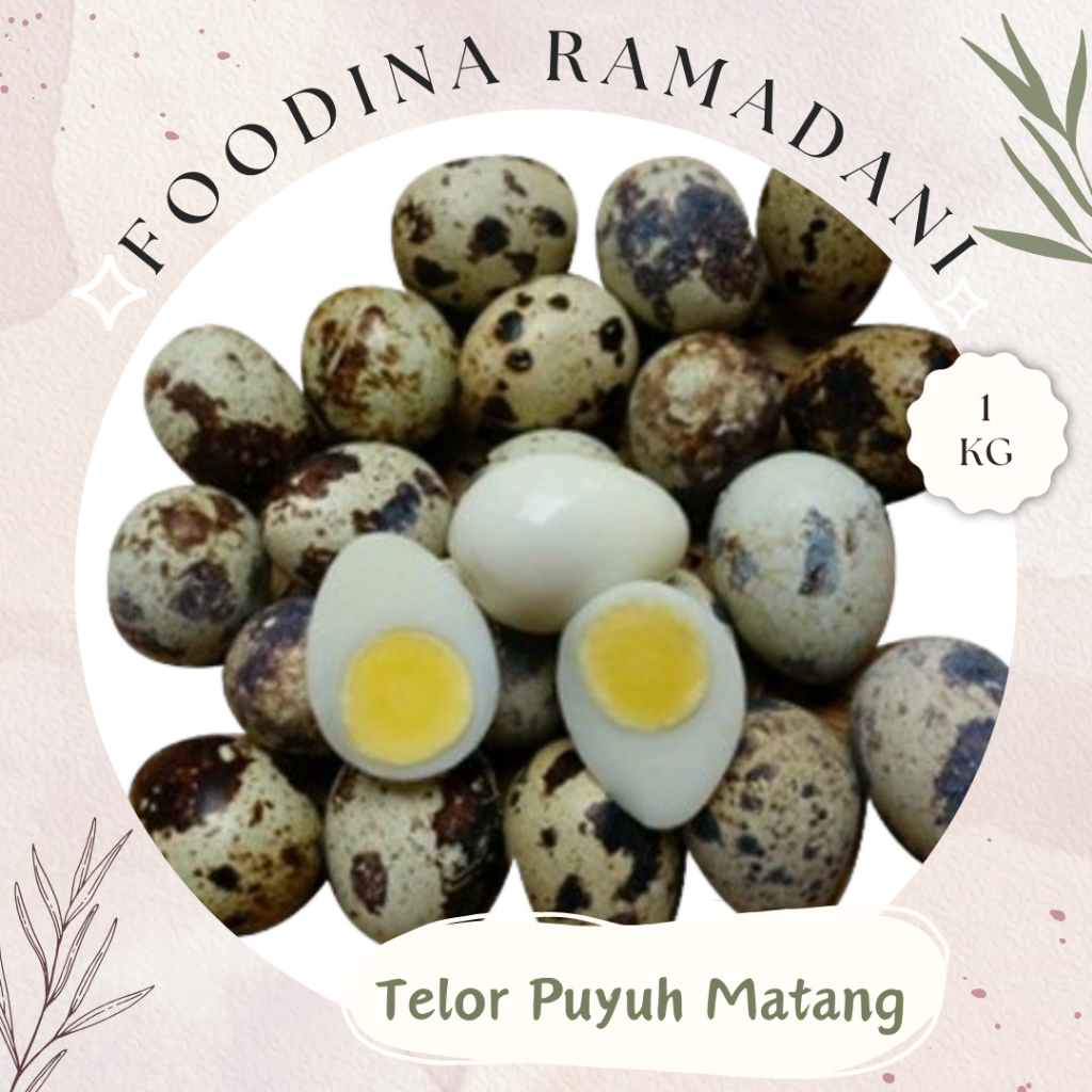 

TELOR PUYUH Matang - Quail Eggs Fresh [ 1.000gr ] Harga Per KG