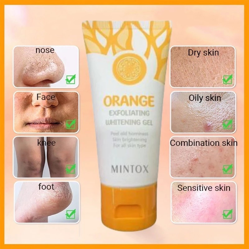 GMEELAN ORANGE EXPOLIATING WHITENING GEL 50gr