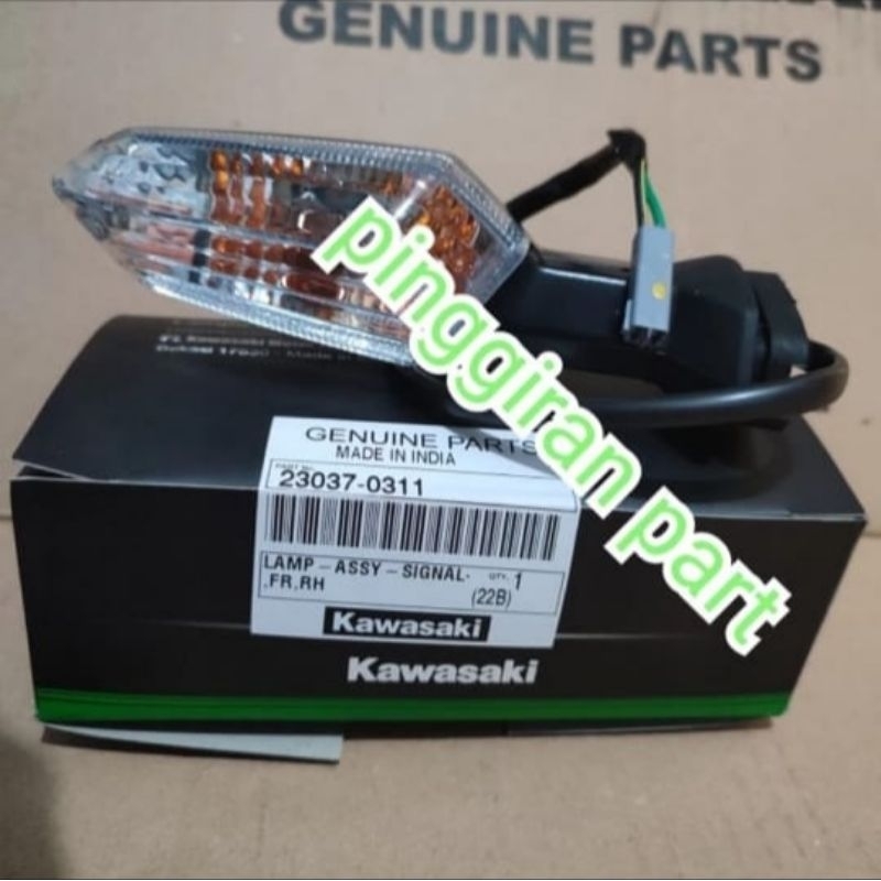 Lampu sein sen depan Ninja rr mono Z250 SL Z250SL kanan Original