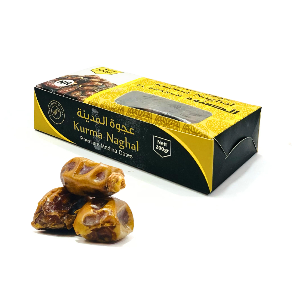 

Kurma Naghal Kemasan Box 200gr NR / Kurma Naghal / KURMA MURAH / KURMA NAGHAL ELSHANUM