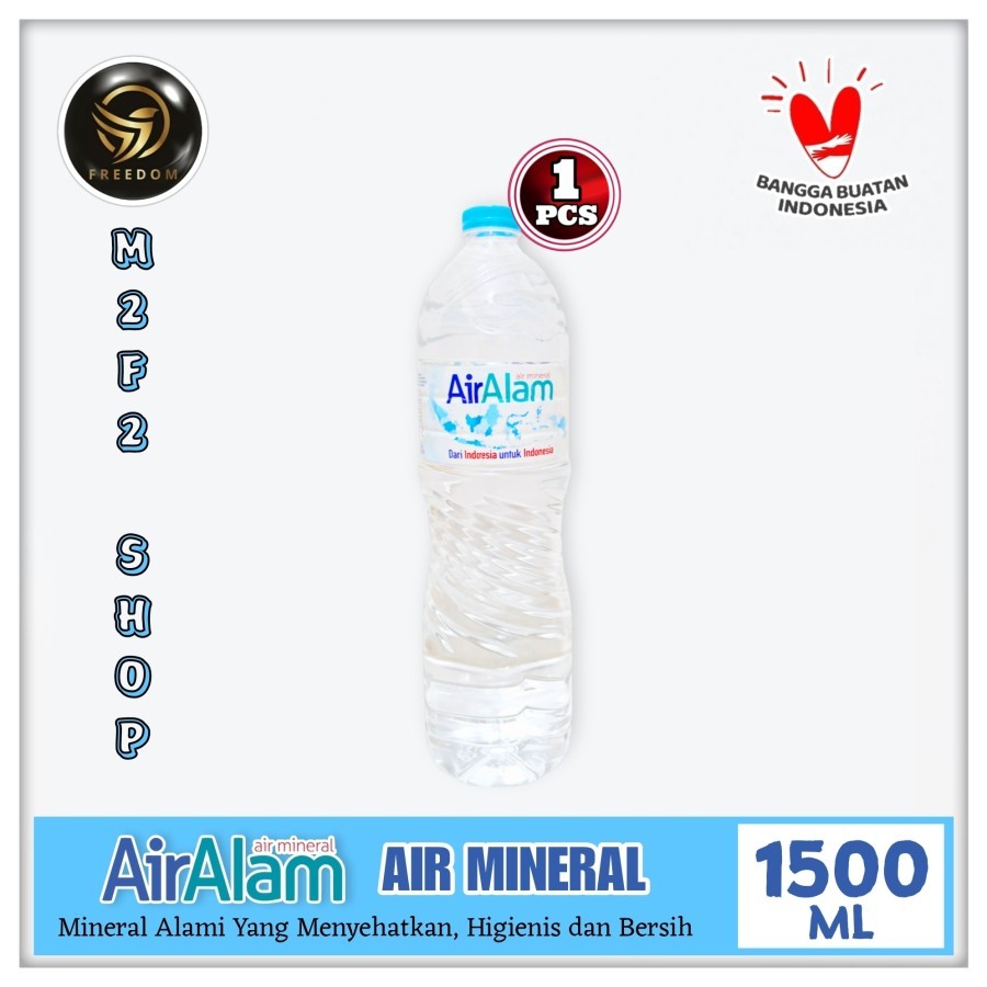 

Air Mineral AirAlam Besar Botol Plastik Pet - 1500 ml | 1,5 liter (Kemasan Satuan)