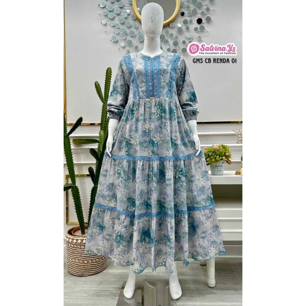 gamis salvina cb renda baru 01