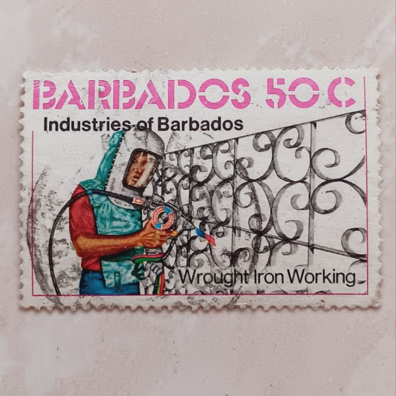 

(AD) Perangko Barbados 1978 Industries - Wrought Iron 50 cent Used