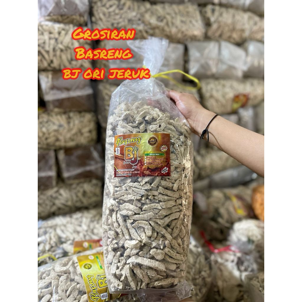 

Basreng Stik Original Daun Jeruk BJ by Berkah Jaya 2 kg (1 ball)