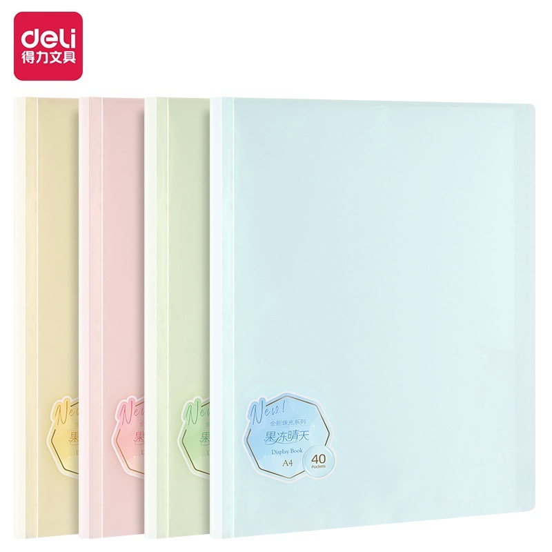 

Clear Holder Display Book A4 Deli B032 B034