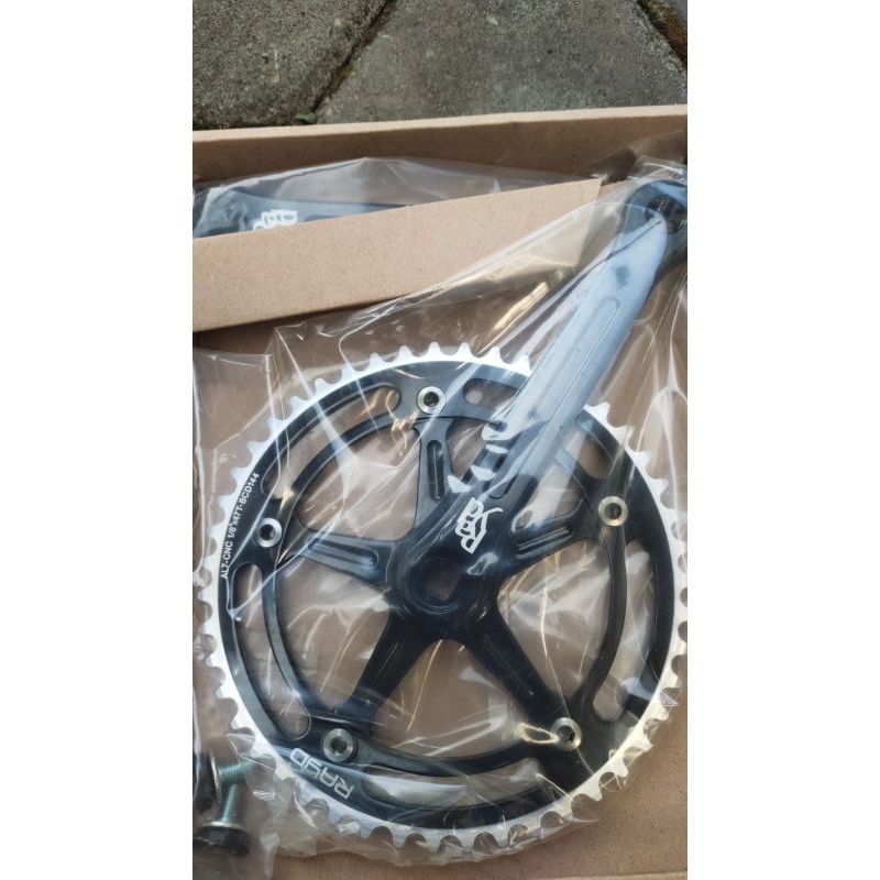 Crank Rayd Pista Black BCD 144 165mm 47T