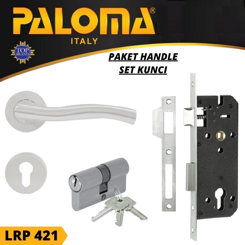 Handle Pintu Set PALOMA LRP 421 Gagang Pintu Set Kunci