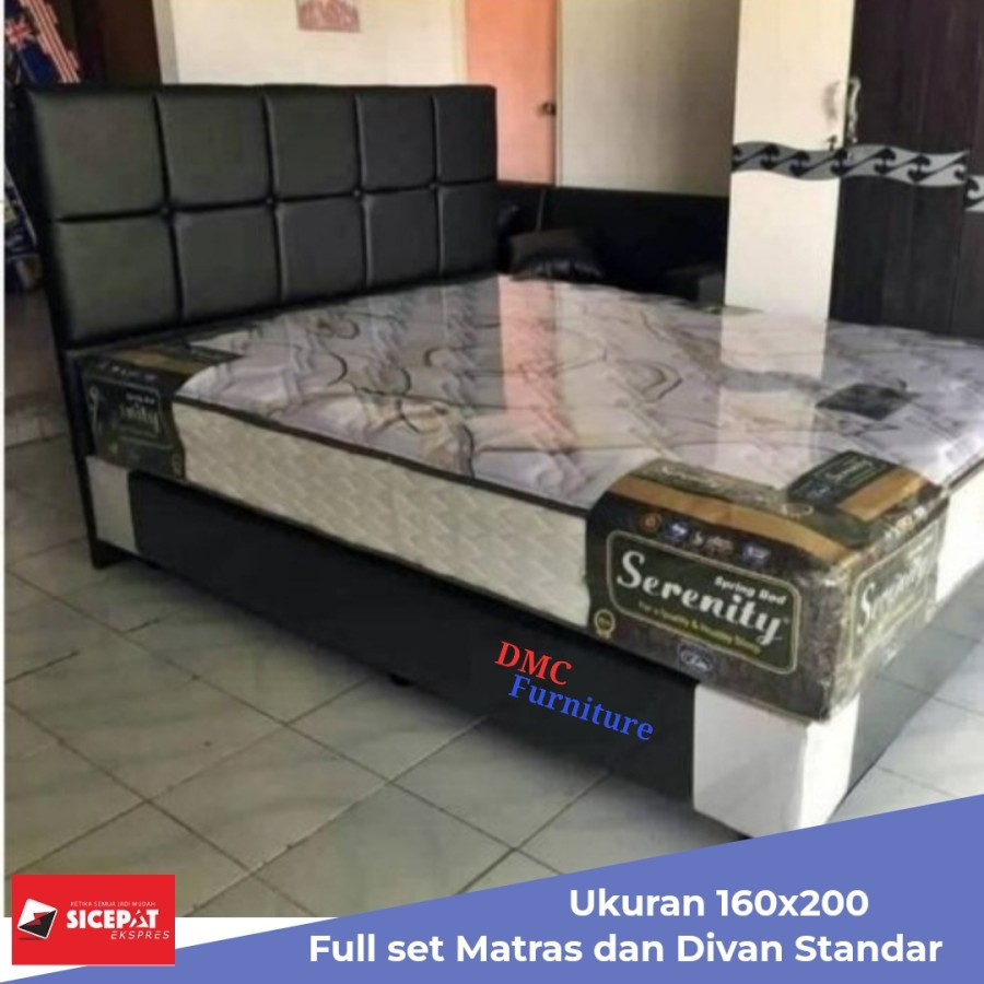 Kasur Springbed Serenity Elite 160x200 Full set Divan