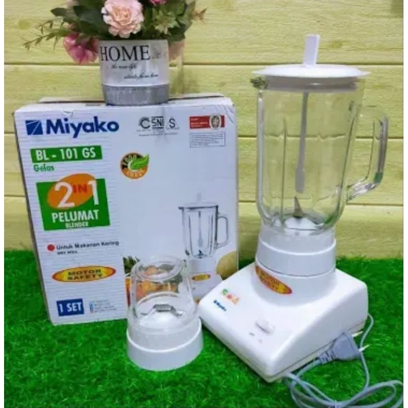MIYAKO BL-101 GS Blender Miyako Kaca 1 Liter 2 in 1 BL 101 GS 101GS BL101GS