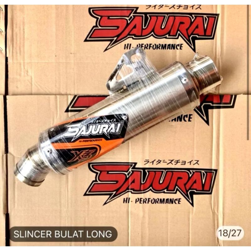 Silincer Only Sajurai Original Best3 Inlet 38 50 Stainless Steel Silencer Only Bebek