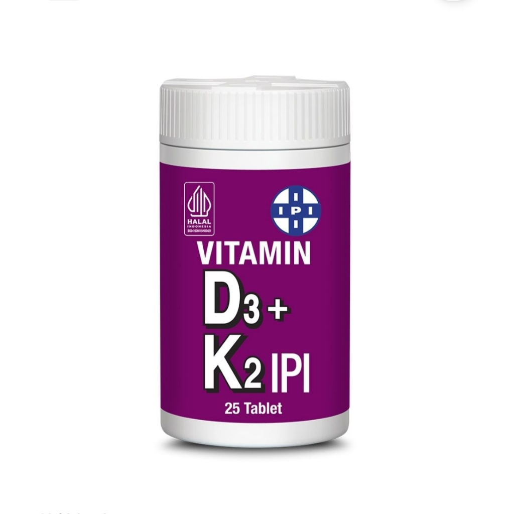 Vitamin D3+K2 Ipi Botol Isi 25 Tablet