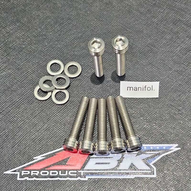 Baut L stainless baut membran kawasaki ninja r/rr baut intake manifold manifol ninja ss rr r