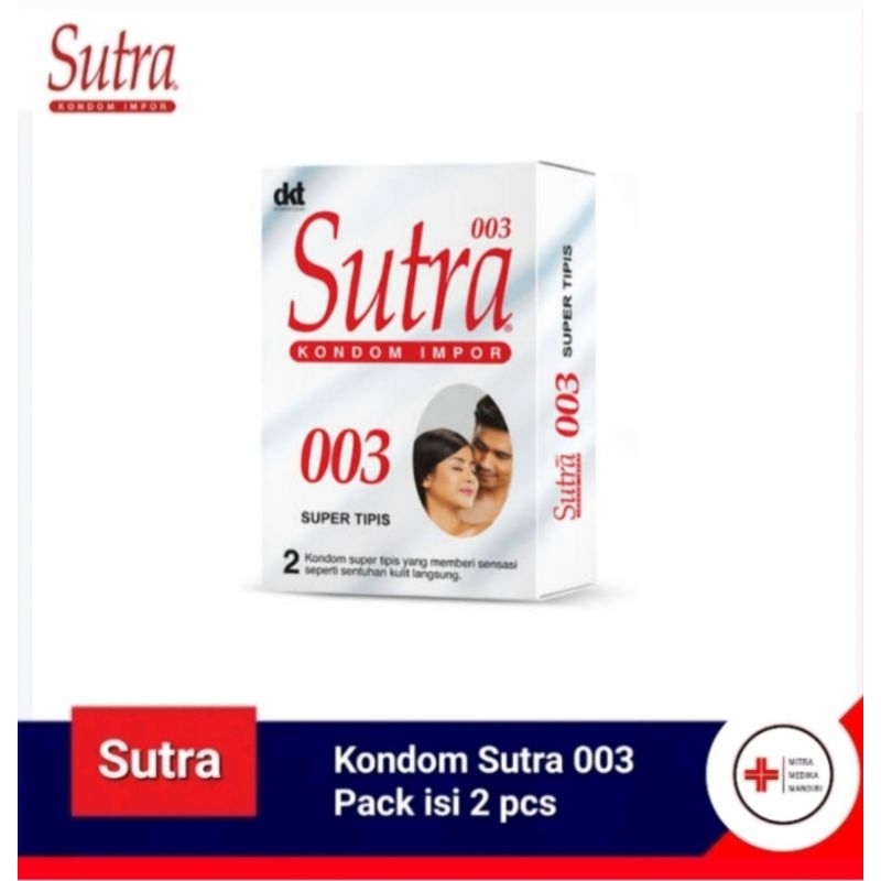 Kondom Sutra 003 Pack isi 2 pcs