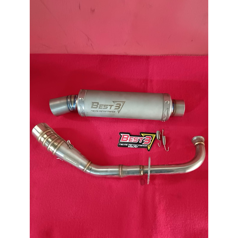 knalpot best3 original nmax new aerox new stenlis sanblas titanium original best3