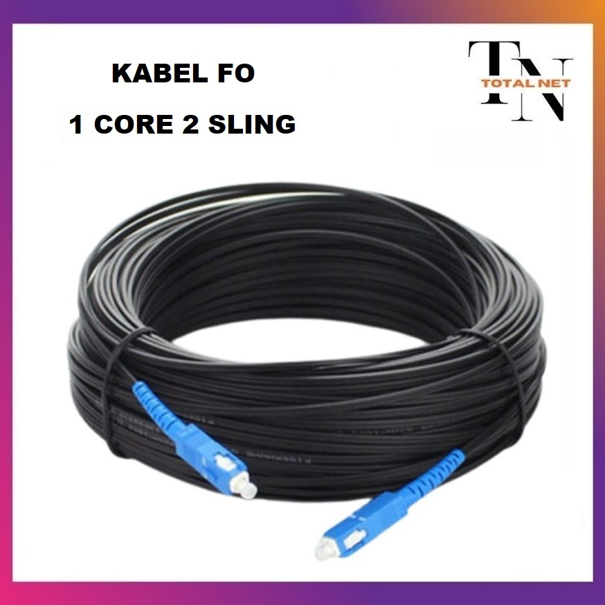 KABEL FO FIBER OPTIK DROPCORE 1 CORE 2 SLING 1CORE 2SLING